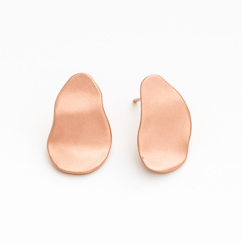 Brinco de ouro rosé